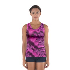 Fractal Artwork Pink Purple Elegant Sport Tank Top 