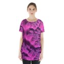 Fractal Artwork Pink Purple Elegant Skirt Hem Sports Top View1