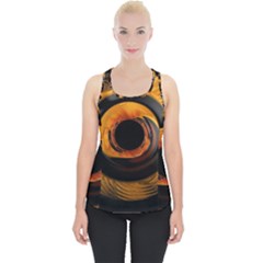 Fractal Mathematics Abstract Piece Up Tank Top