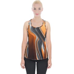 Fractal Structure Mathematics Piece Up Tank Top