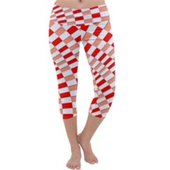 Graphics Pattern Design Abstract Capri Yoga Leggings