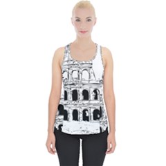 Line Art Architecture Piece Up Tank Top