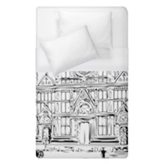 Line Art Architecture Church Italy Duvet Cover (single Size) by Sapixe