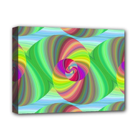 Seamless Pattern Twirl Spiral Deluxe Canvas 16  X 12  