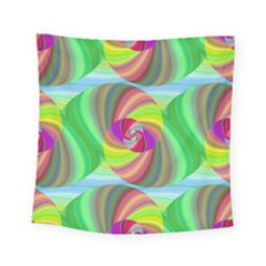 Seamless Pattern Twirl Spiral Square Tapestry (small) by Sapixe