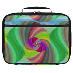 Seamless Pattern Twirl Spiral Full Print Lunch Bag by Sapixe