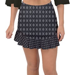 Kaleidoscope Seamless Pattern Fishtail Mini Chiffon Skirt