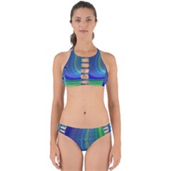 Space Design Abstract Sky Storm Perfectly Cut Out Bikini Set