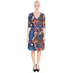 Wow Art Brave Vintage Style Wrap Up Cocktail Dress by Sapixe