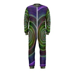 Spiral Fractal Digital Modern OnePiece Jumpsuit (Kids)