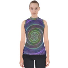 Spiral Fractal Digital Modern Shell Top