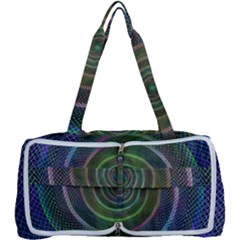 Spiral Fractal Digital Modern Multi Function Bag	