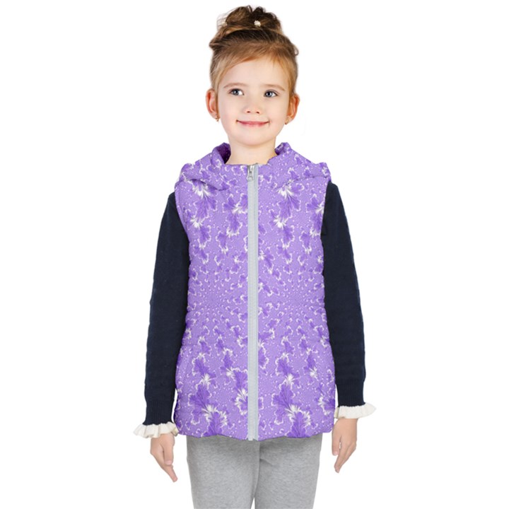 Wallpaper Mandelbrot Desktop Art Kid s Hooded Puffer Vest