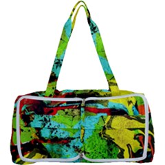 Yellow Dolphins   Blue Lagoon 6 Multi Function Bag	 by bestdesignintheworld