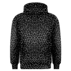 Cracked Dark Texture Pattern Men s Overhead Hoodie by dflcprints