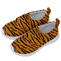 Orange and Black Tiger Stripes Velcro Strap Shoes View2