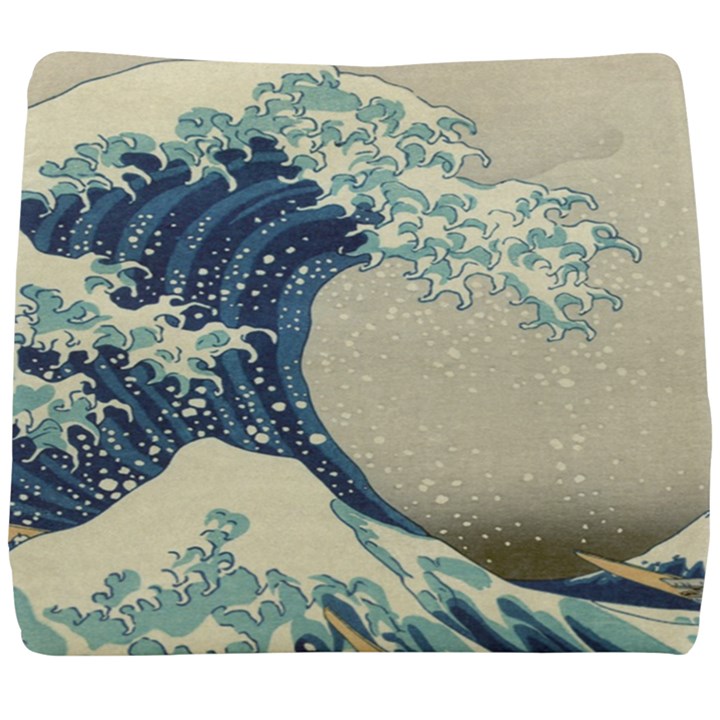 The Classic Japanese Great Wave off Kanagawa by Hokusai Seat Cushion