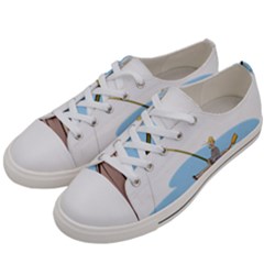Fishing Fish Fisherman Boat Mare Women s Low Top Canvas Sneakers