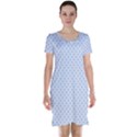 Alice Blue Quatrefoil in an English Country Garden Short Sleeve Nightdress View1