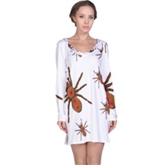 Nature Insect Natural Wildlife Long Sleeve Nightdress