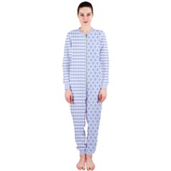 Alice Blue Hearts In An English Country Garden Onepiece Jumpsuit (ladies)  by PodArtist