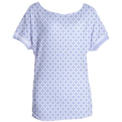 Alice Blue Hearts In An English Country Garden Women s Oversized Tee