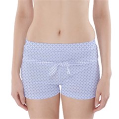 Alice Blue Hearts In An English Country Garden Boyleg Bikini Wrap Bottoms