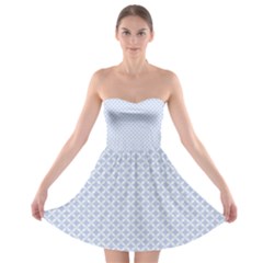 Alice Blue Hearts In An English Country Garden Strapless Bra Top Dress