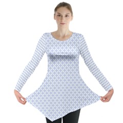 Alice Blue Hearts In An English Country Garden Long Sleeve Tunic 