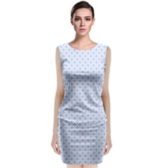 Alice Blue Hearts In An English Country Garden Classic Sleeveless Midi Dress