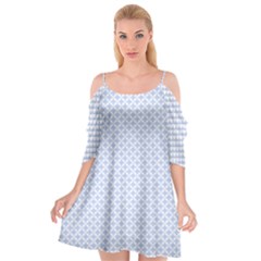 Alice Blue Hearts In An English Country Garden Cutout Spaghetti Strap Chiffon Dress