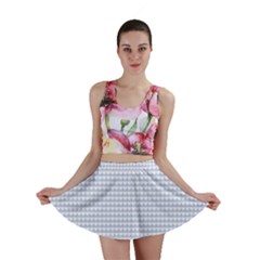 Alice Blue Hearts In An English Country Garden Mini Skirt