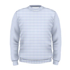 Alice Blue Hearts In An English Country Garden Men s Sweatshirt