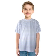 Alice Blue Hearts In An English Country Garden Kids  Sport Mesh Tee