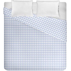 Alice Blue Hearts In An English Country Garden Duvet Cover Double Side (king Size)