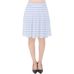 Alice Blue Hearts In An English Country Garden Velvet High Waist Skirt