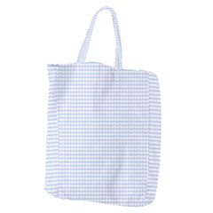 Alice Blue Hearts In An English Country Garden Giant Grocery Zipper Tote