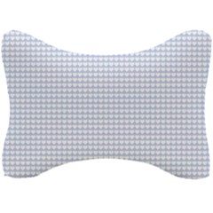 Alice Blue Hearts In An English Country Garden Seat Head Rest Cushion