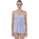 Alice Blue Hearts in an English Country Garden Babydoll Tankini Set View1