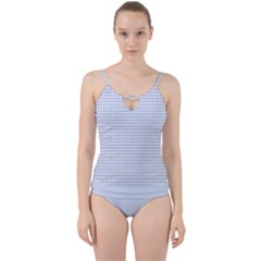 Alice Blue Hearts In An English Country Garden Cut Out Top Tankini Set