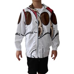 Pug Unicorn Dog Animal Puppy Hooded Windbreaker (kids) by Sapixe