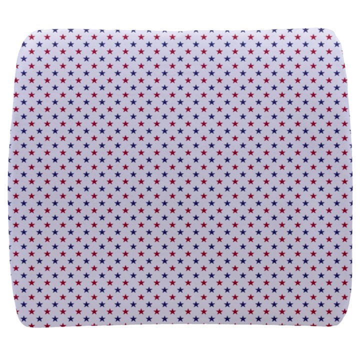 USA Flag Red and Flag Blue Stars Back Support Cushion