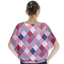 USA Americana Diagonal Red White & Blue Quilt Blouse View2