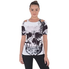 Skull Vintage Old Horror Macabre Short Sleeve Top