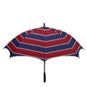 Large Red White and Blue USA Memorial Day Holiday Horizontal Cabana Stripes Golf Umbrellas View3
