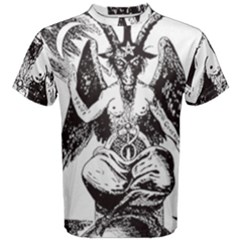 Devil Baphomet Occultism Men s Cotton Tee by Sapixe