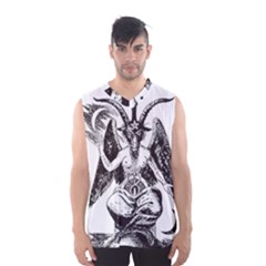 Devil Baphomet Occultism Men s Basketball Tank Top by Sapixe