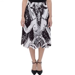 Devil Baphomet Occultism Folding Skater Skirt