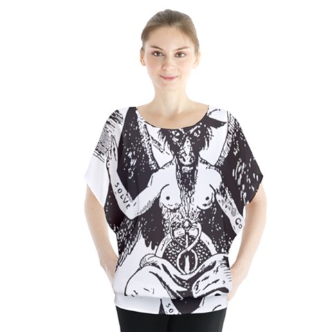 Devil Baphomet Occultism Blouse by Sapixe