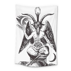 Devil Baphomet Occultism Small Tapestry